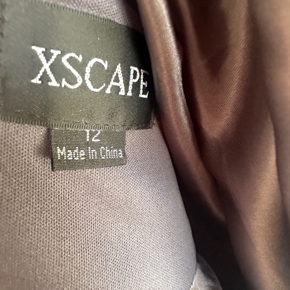 Gunmetal gray long formal. No alterations done. No smoking environment. - Picture 5 of 5